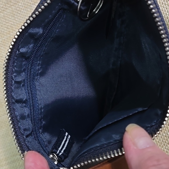 Nautica Blue and Brown Clutch with Tassel Charm - Picture 4 of 8